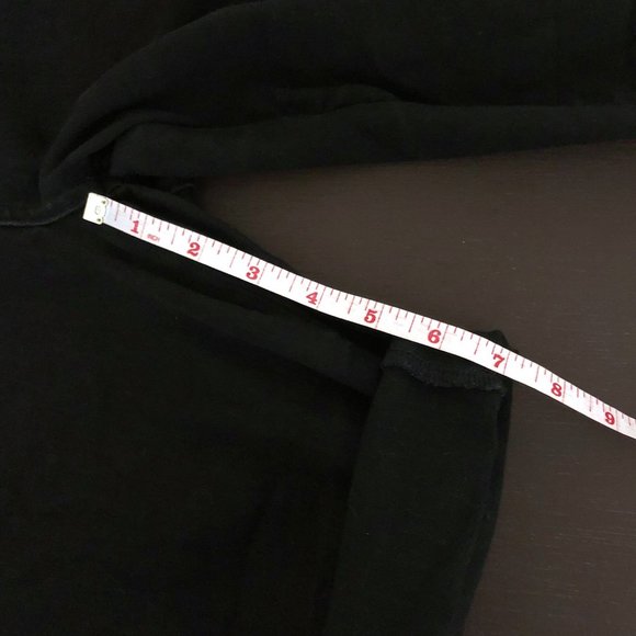 Universal Standard High-Rise Cut-Off Rolled Cuff Bermuda Shorts Black 18 - Picture 9 of 13